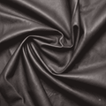 Grey Nappa Sheepskin Leather Hide AA Grade, showing spiral drape in neutral grey