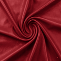 Red Nappa Sheepskin Leather Hide AA Grade, showing spiral drape in vibrant red