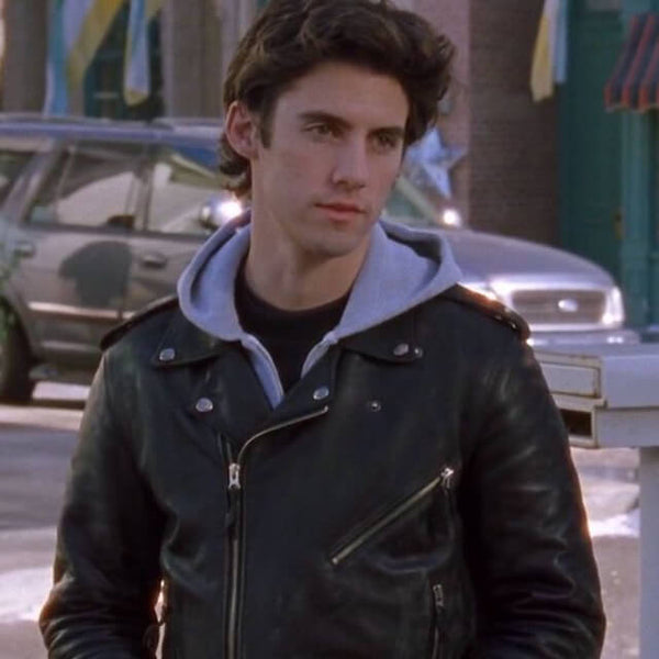 Gilmore Girls Jess Biker Leather Jacket