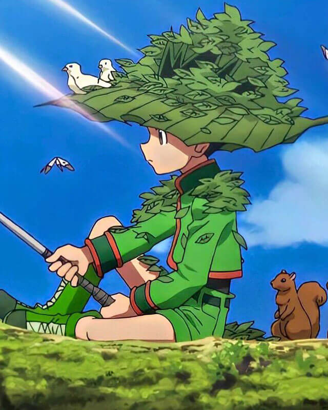 Hunter × Hunter Gon Freecss Green Faux Leather Jacket