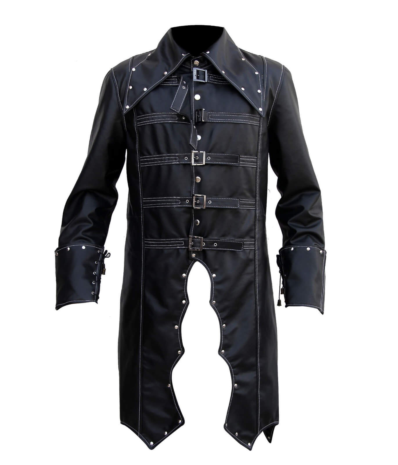 Men’s Vintage Long Black Gothic Coat