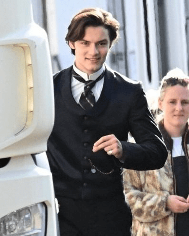 House of Guinness Louis Partridge Leather Vest