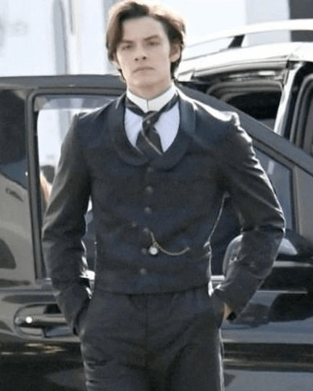 House of Guinness Louis Partridge Leather Vest