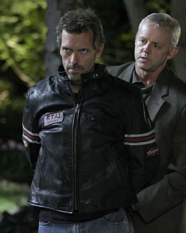 House M.D Black Leather Jacket