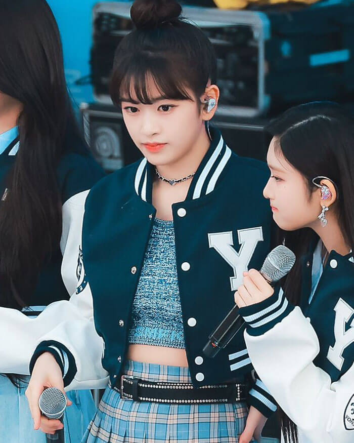 IVE Wonyoung Yonsei University Varsity Jacket