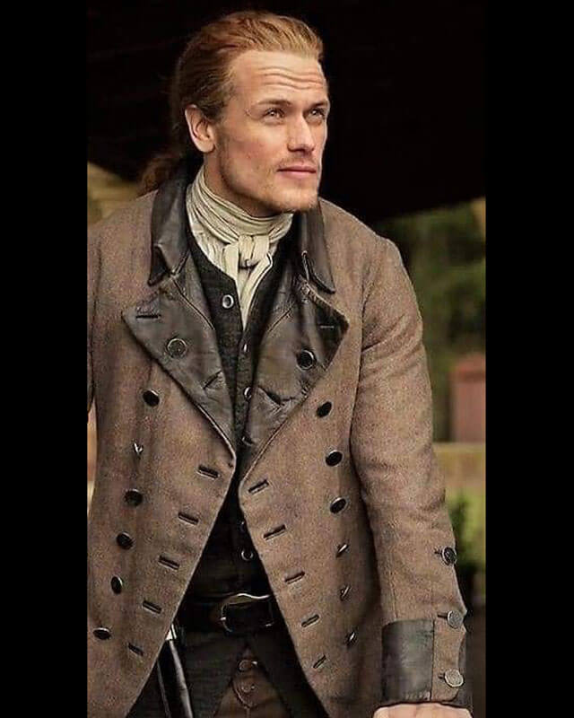 Outlander Jamie Fraser Brown Coat