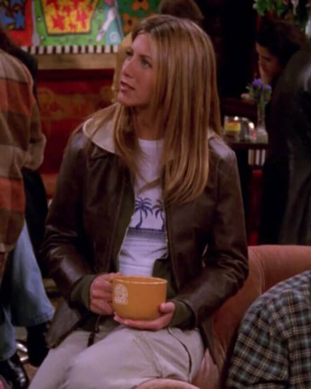 Friends S06 Rachel Green Brown Leather Jacket