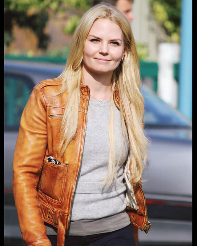 Once Upon a Time Emma Swan Brown Leather Jacket