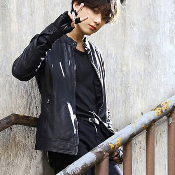 BTS Jungkook Bad Boy Leather Jacket