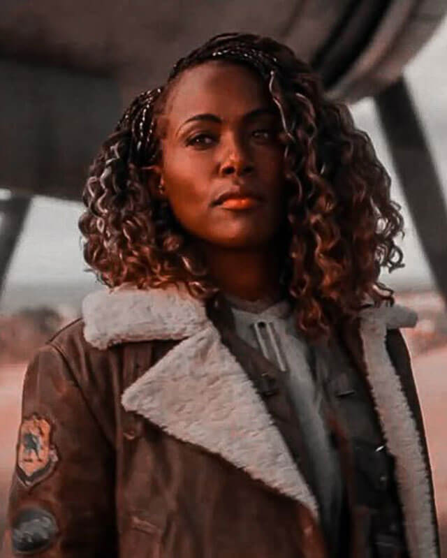 Jurassic World Dominion Kayla Watts Shearling Leather Jacket