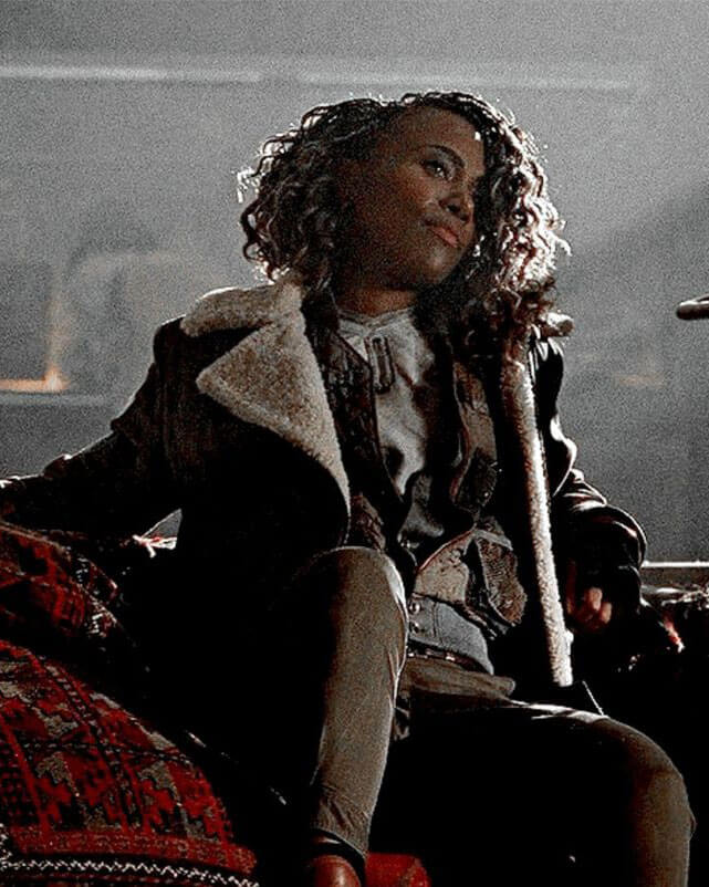 Jurassic World Dominion Kayla Watts Shearling Leather Jacket