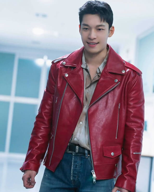Bad and Crazy Wi Ha-joon Biker Leather Jacket