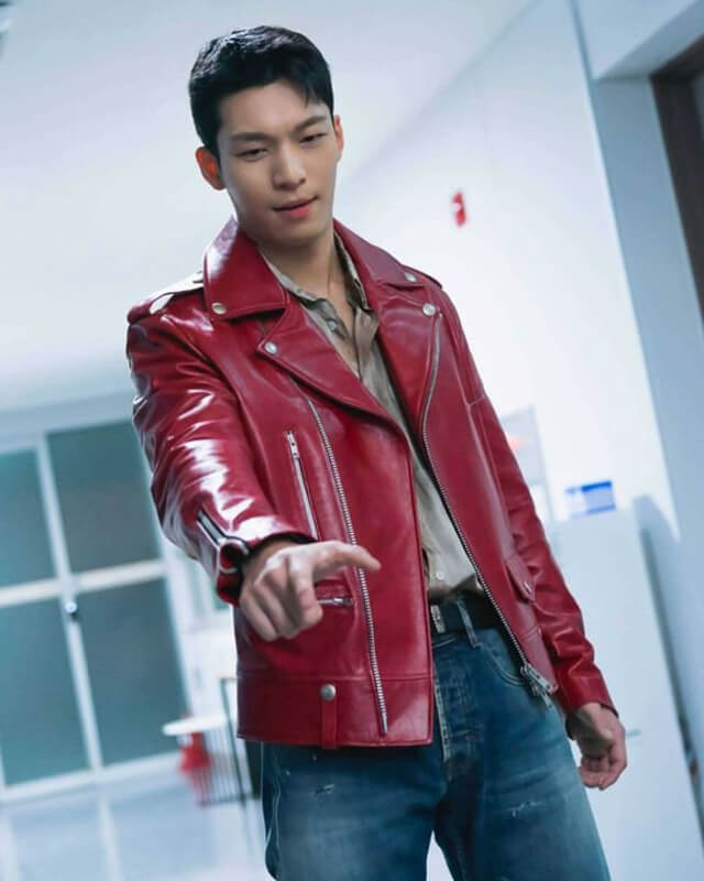 Bad and Crazy Wi Ha-joon Biker Leather Jacket