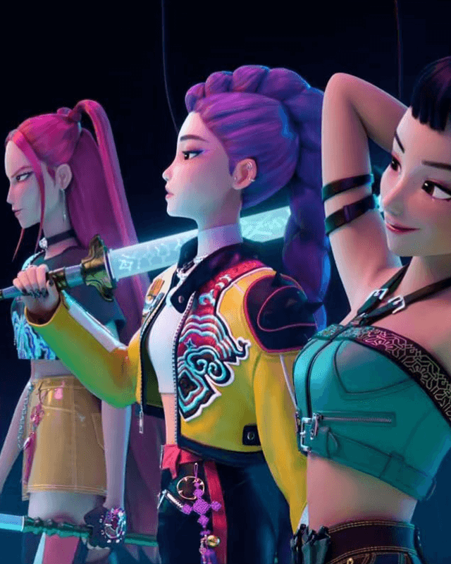 KPop Demon Hunters Rumi Yellow Leather Jacket