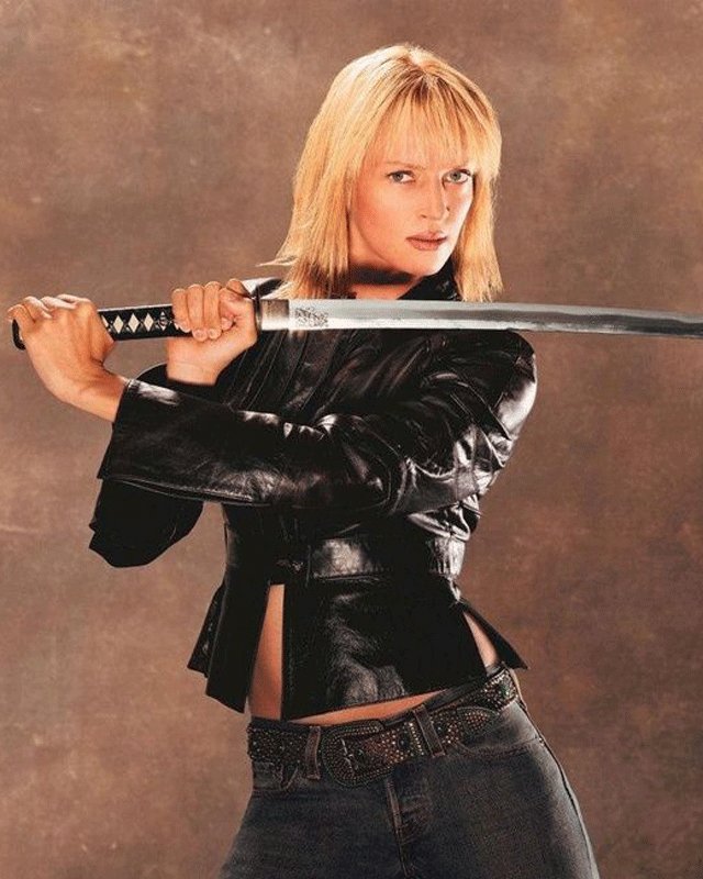 Kill Bill: Vol. 2 Uma Thurman Black Leather Jacket