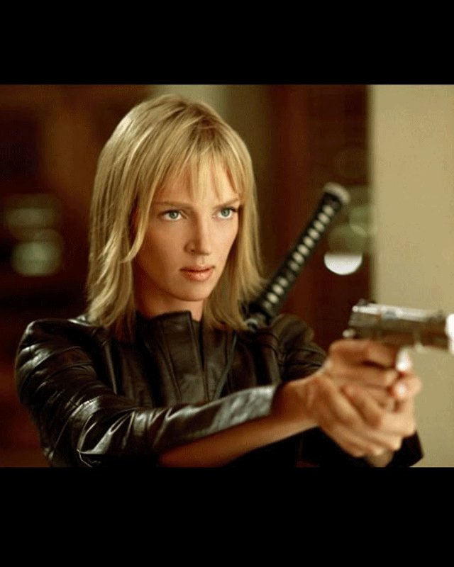Kill Bill: Vol. 2 Uma Thurman Black Leather Jacket