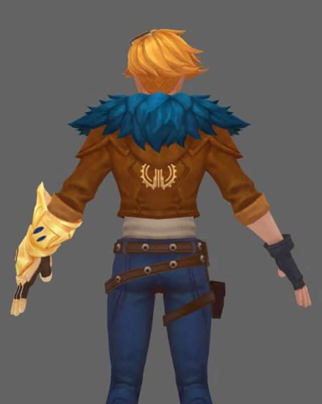 League of legends Wild Rift Ezreal Brown Jacket