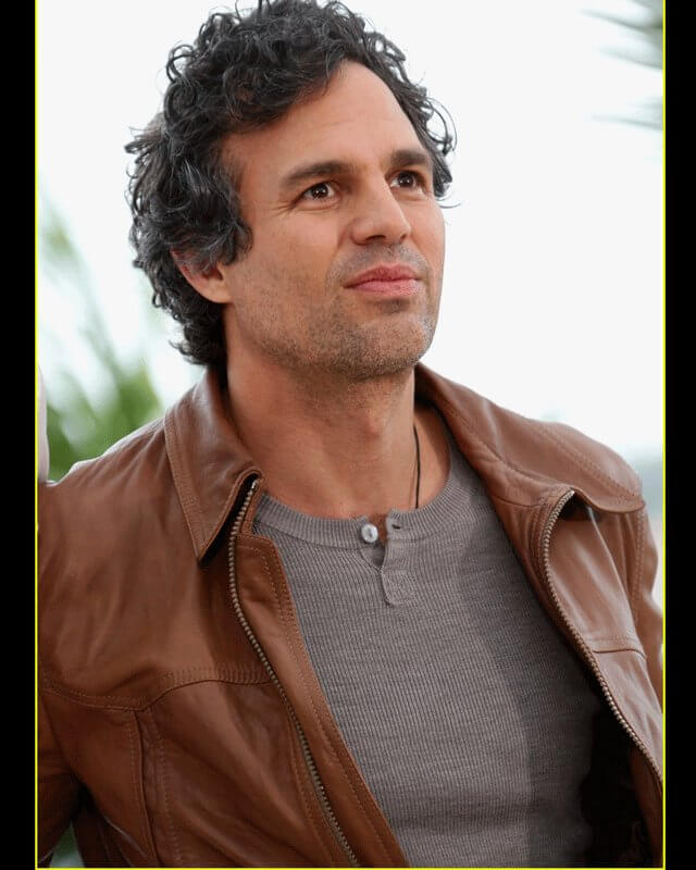 Mark Ruffalo Brown Leather Jacket