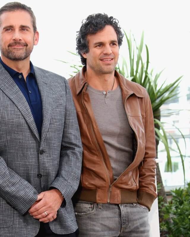 Mark Ruffalo Brown Leather Jacket