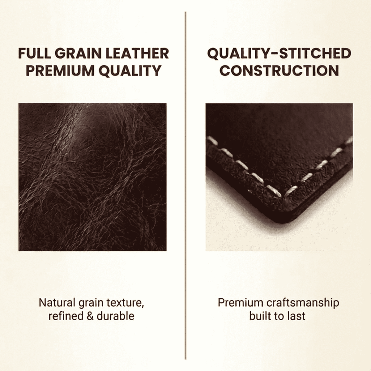 Genuine Leather Heart Bookmarks 12-Pack, showing leather material quality