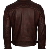 Dark Brown Motorcycle Leather Jacket