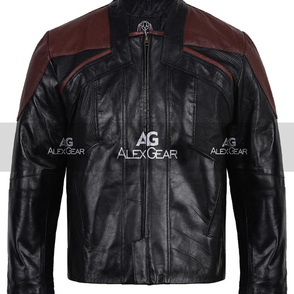 Star Trek Picard Captain William Riker Leather Jacket