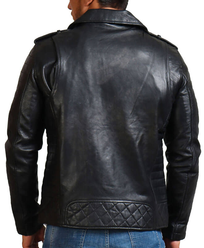 Classic Black Motorcycle Jacket
