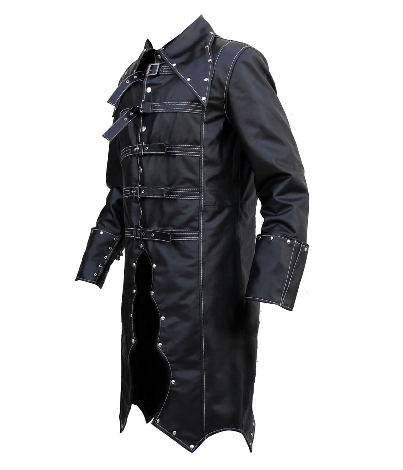 Men’s Vintage Long Black Gothic Coat