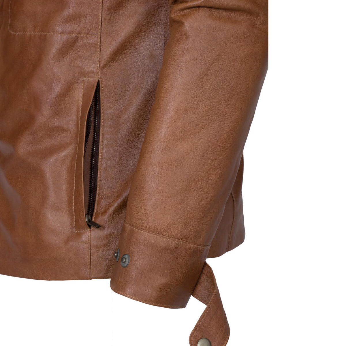 Men’s Brown Sheepskin Shearling Leather Jacket
