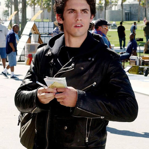 Gilmore Girls Jess Biker Leather Jacket