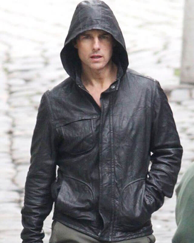 MI Ghost Protocol Tom Cruise Leather Jacket
