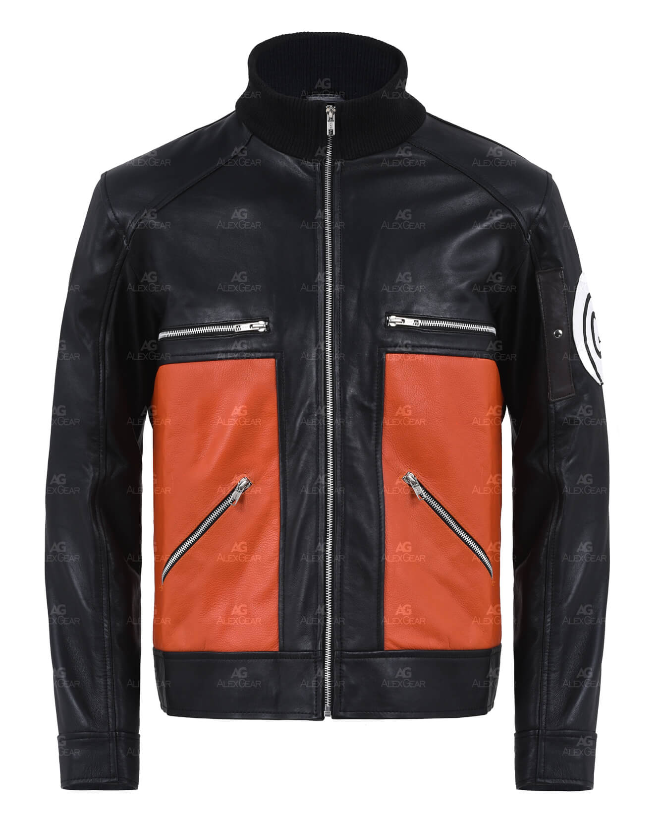 Naruto Shippuden Black and Orange Jacket