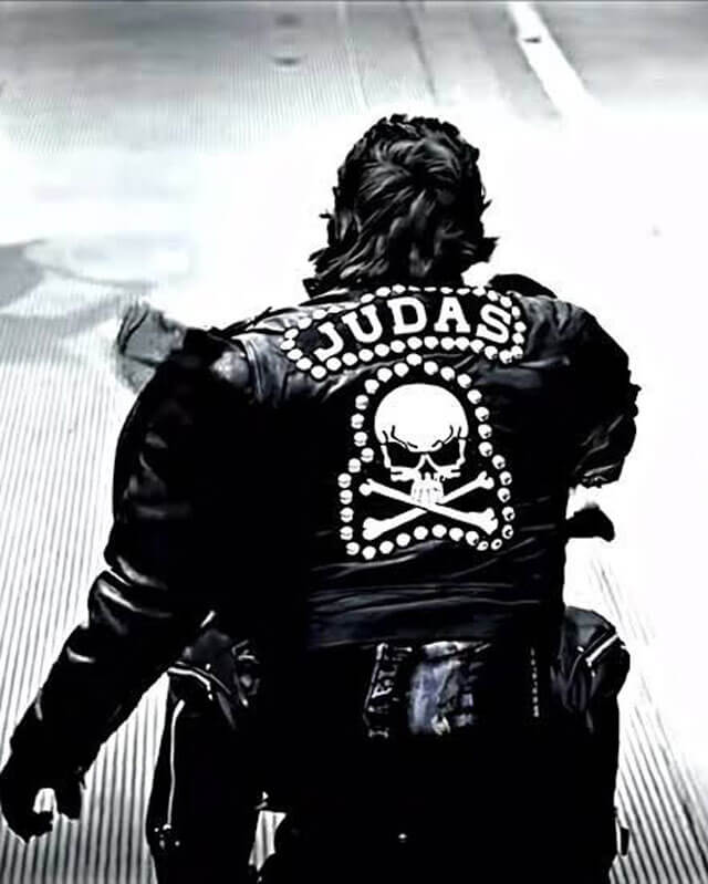 Norman Reedus Judas Biker Leather Jacket