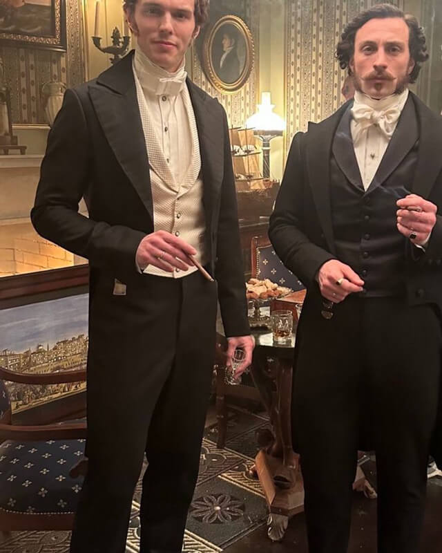 Aaron Taylor Johnson Nosferatu Tailcoat