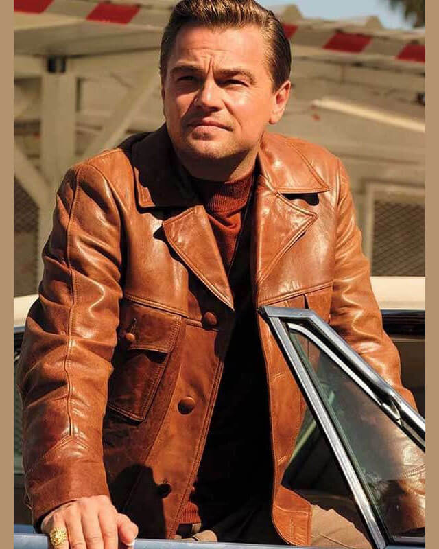 Once Upon a Time in Hollywood Leonardo DiCaprio Leather Jacket