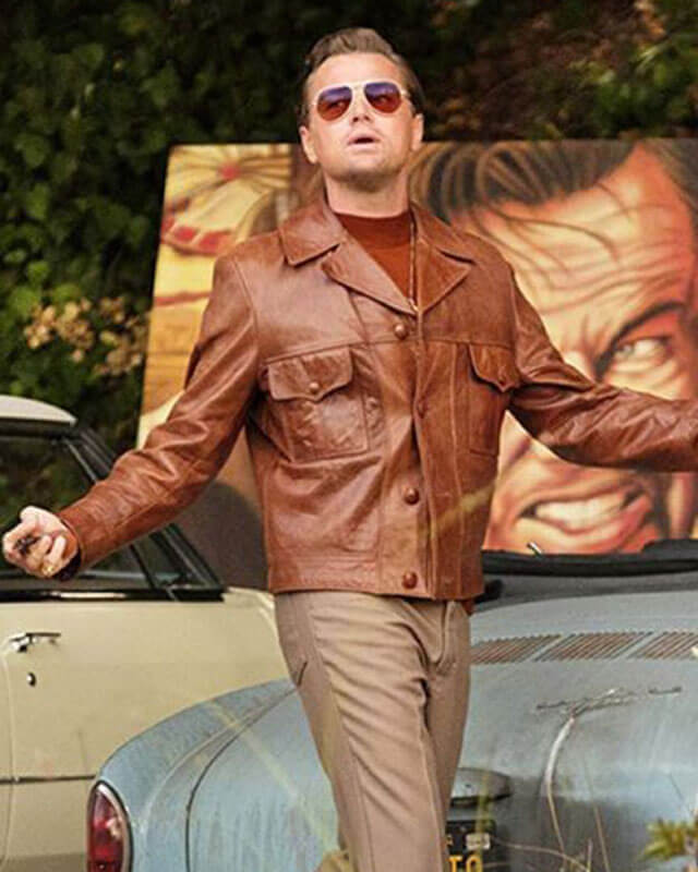 Once Upon a Time in Hollywood Leonardo DiCaprio Leather Jacket