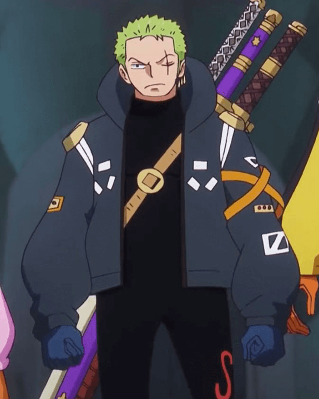 One Piece Zoro Egghead Leather Jacket