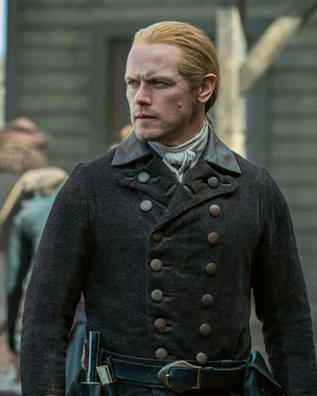 Outlander S07 Jamie Fraser Black Coat