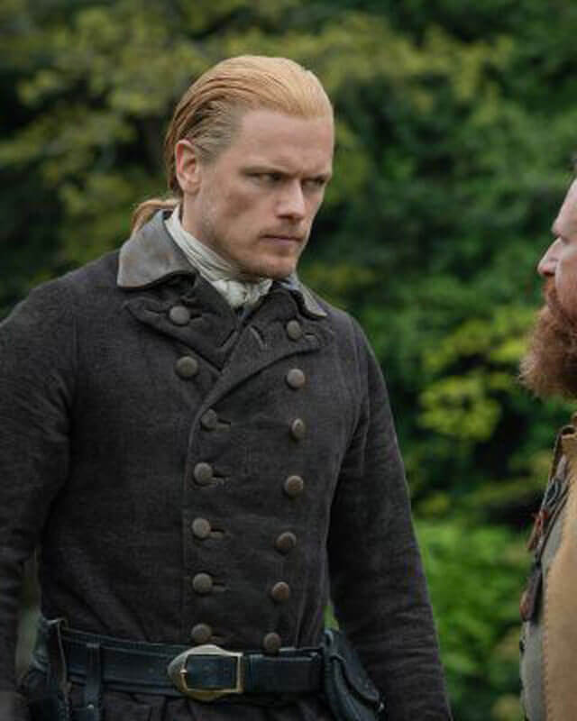 Outlander S07 Jamie Fraser Black Coat