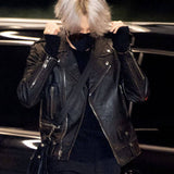 BTS Jimin Black Leather Jacket