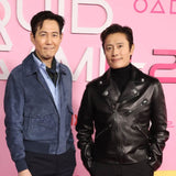 Squid Game Front Man Black Leather Jacket S02