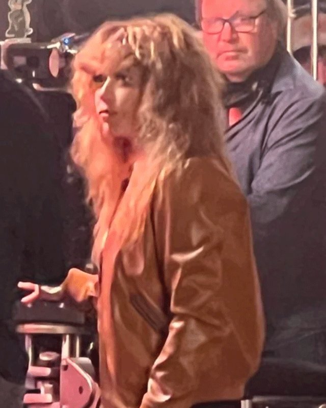 Poker Face Charlie Cale Leather Bomber Jacket