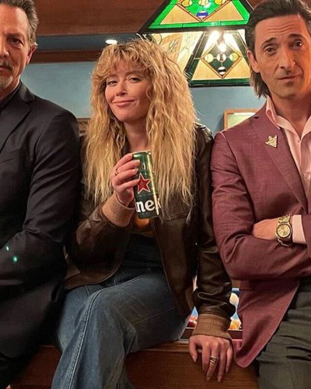 Poker Face Charlie Cale Brown Leather Jacket