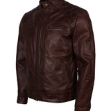 Dark Brown Motorcycle Leather Jacket