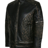 Skull Leather Jacket New Look Biker Jacket Mens