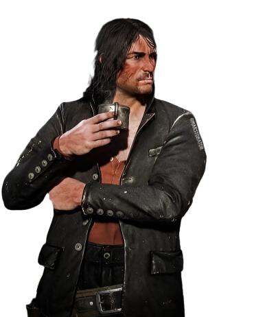 Red Dead Redemption 2 John Marston Black Coat