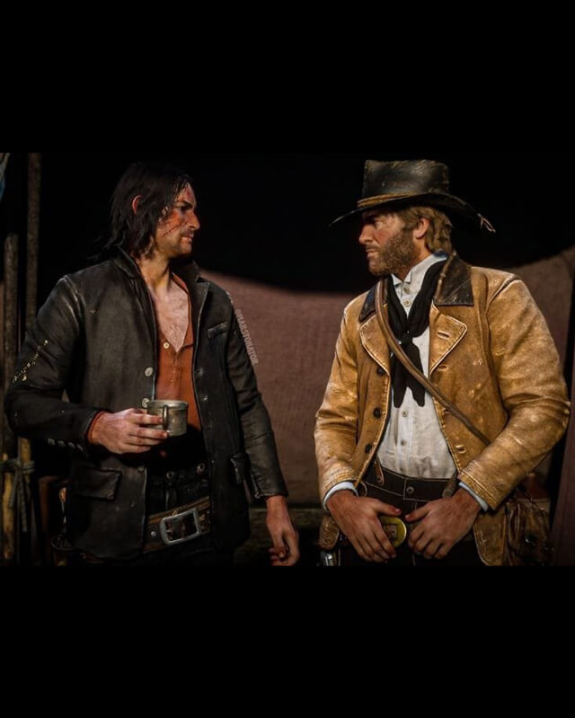 RDR Arthur Morgan Brown Leather Coat