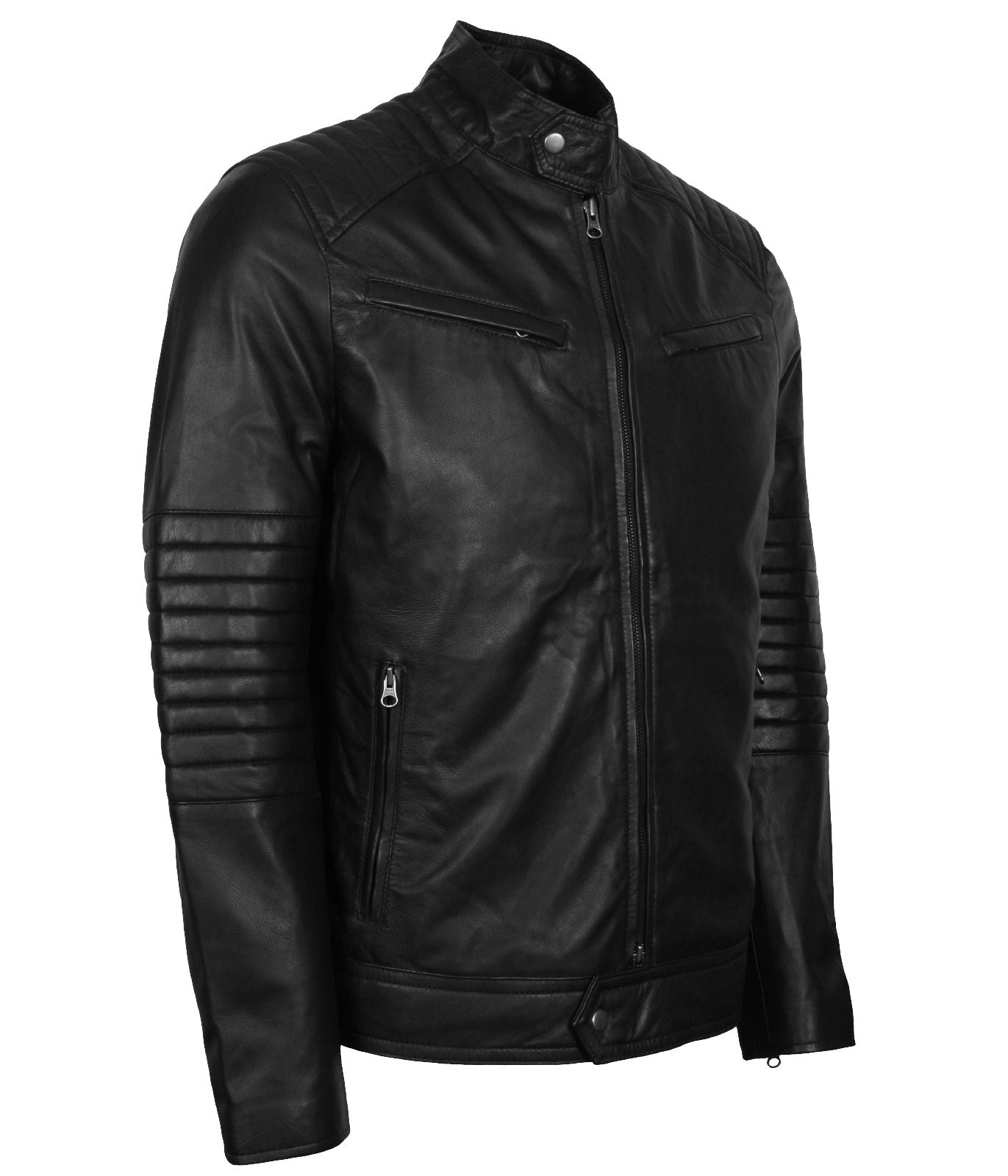 Skull With Wings Road Rebel Leather Biker Jacket