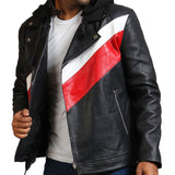 13 Reasons Why Zach Dempsey Striped Hooded Jacket