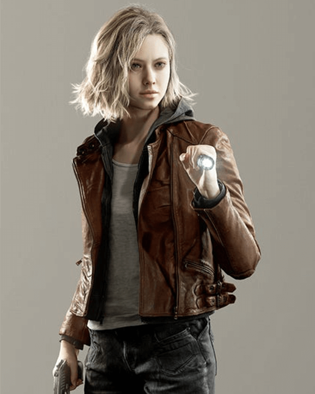 Resident Evil Requiem Grace Ashcroft Brown Leather Jacket